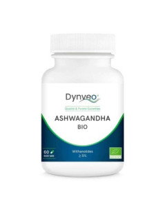 Ashwagandha bio KSM-66® – 60 gélules – DYNVEO