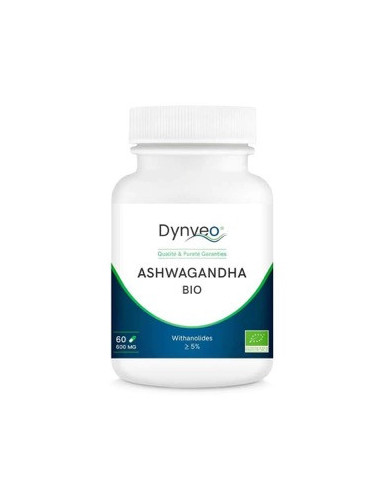 Ashwagandha bio KSM-66® – 60 gélules – DYNVEO