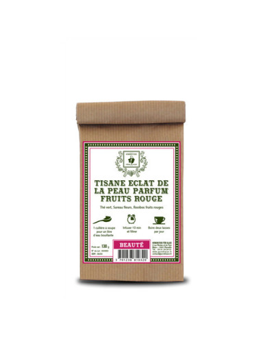 Tisane Éclat de la peau, parfum fruits rouges - 130 g - PÈRE BLAIZE