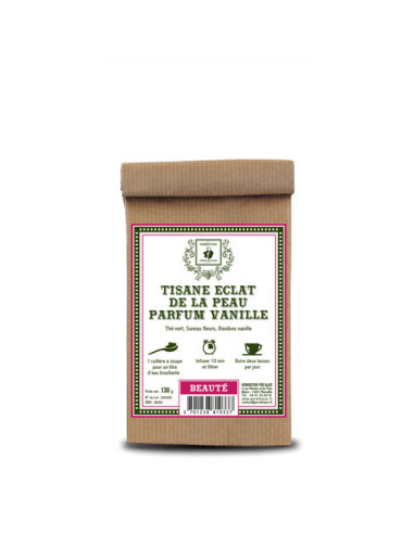 Tisane Éclat de la peau, parfum vanille - 130 g - PÈRE BLAIZE