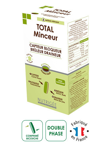 Total minceur – 60 comprimés bicouches – NUTRIGEE