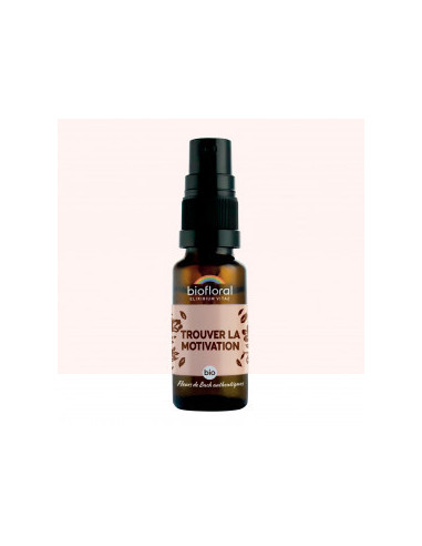 Trouver La Motivation - Spray BIO Demeter - 20 ml - BIOFLORAL