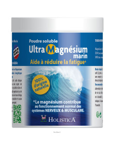 Ultra magnésium marin poudre soluble - 150 g - HOLISTICA
