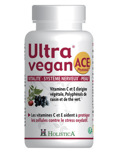 Ultra vegan ACE (Physioxid) - 40 gélules - HOLISTICA