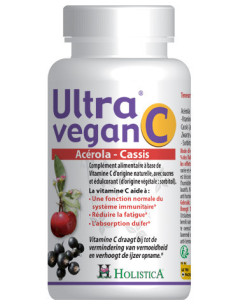 Ultra vegan C (Vitamine C de fruits) - 60 comprimés - HOLISTICA