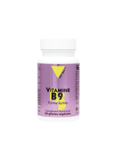 Vitamine B9 Quatrefolic® 400 µg – 60 gélules végétales – VIT'ALL+