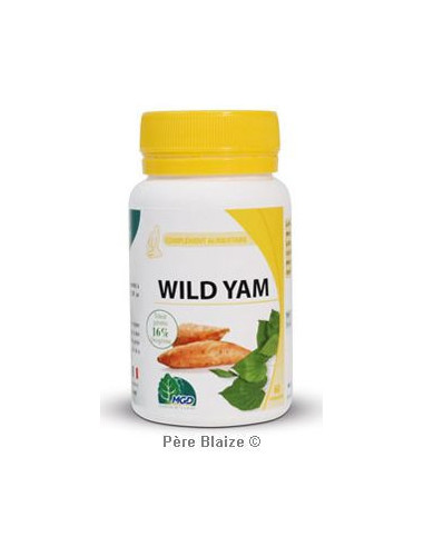 Wild Yam 16% (rhizome, Dioscorea opposita) – 90 gélules – MGD