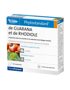 Z -Guarana Rhodiole - 30 comprimés - PHYTOSTANDARD - PILEJE