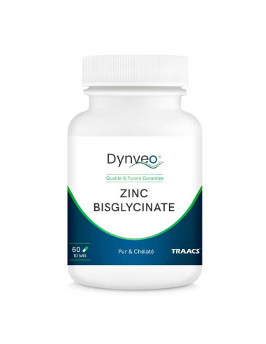 Zinc bisglycinate chélaté TRAACS® – 60 gélules – DYNVEO
