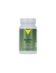 Bacopa monnieri 250 mg extrait standardisé – 60 gélules végétales – VIT'ALL+