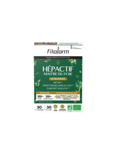 Hepactif bio ab ecocert – 30 comprimés – FITOFORM