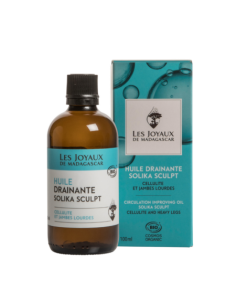 Huile Drainante BIO - 200 ml - Douleurs & Stress - LES JOYAUX DE MADAGASCAR