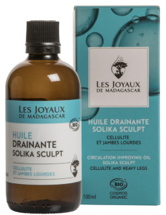 Huile Drainante Solika sculpt BIO - 100 ml - LES JOYAUX DE MADAGASCAR