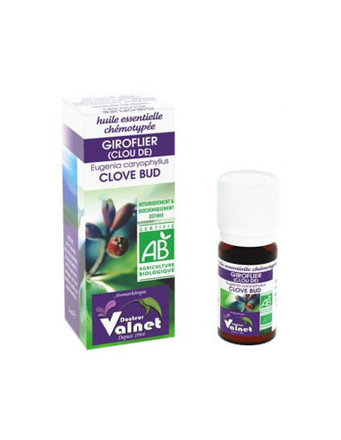 Huile Essentielle Giroflier BIO (clou de girofle) - 5 ml - DR VALNET