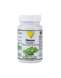 Huile d'origan bio 45 mg – 60 gélules – VIT'ALL+