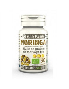 Huile de graines de Moringa BIO - 30 capsules - LT LABO 