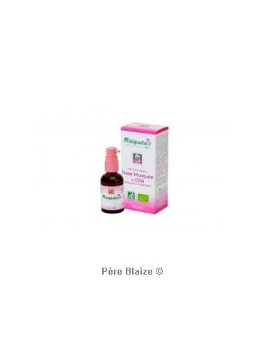 Huile de rose musquée bio + rose de Damas – 30 ml – KOSMEO MOSQUETA'S