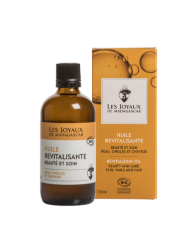 Huile revitalisante BIO - 200 ml - Douleurs & Stress - LES JOYAUX DE MADAGASCAR