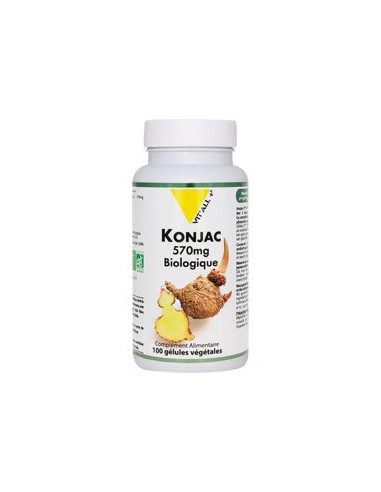 Konjac bio 570 mg – 100 gélules – VIT'ALL+