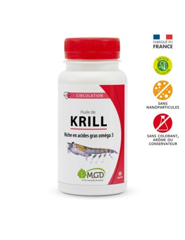 Krill (huile, Euphausia superba) – 60 capsules – MGD