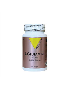 L-Glutamine 500 mg – 60 gélules – VIT'ALL+
