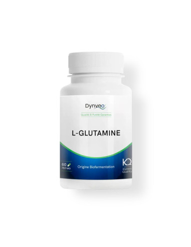 L-Glutamine naturelle végétale 750 mg – 60 gélules – DYNVEO