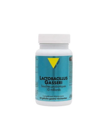 Lactobacillus gasseri 100 mg gastro-résistant – 60 gélules végétales – VIT'ALL+
