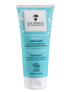 Lait Hydratant & Tonifiant BIO - 200 ml - Corps et Buste - LES JOYAUX DE MADAGASCAR