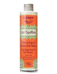 Lait capillaire apaisant au Laurier et Pataua - 200 ml - OLEANAT