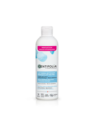 Lait dermo-nettoyant démaquillant neutre – 200 ml – CENTIFOLIA