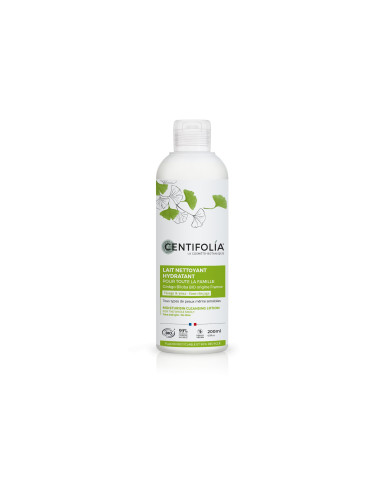 Lait nettoyant hydratant pour toute la famille bio – Flacon 200 ml – CENTIFOLIA