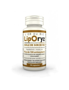Liporyz huile de son de riz - 90 capsules - LT LABO