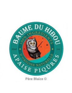 Baume du Hibou - Apaise piqûres BIO - 30 ml - OLEANAT