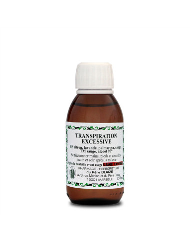 Lotion transpiration excessive - 150 ml - PÈRE BLAIZE