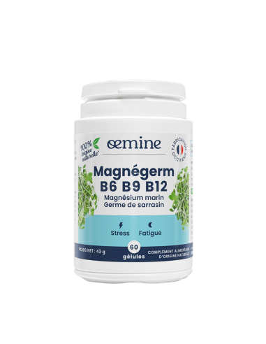Magnégerm B6 B9 B12 – 60 capsules – OEMINE