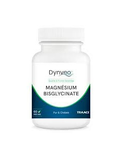 Magnésium bisglycinate chélaté TRAACS® 800 mg – 60 gélules – DYNVEO