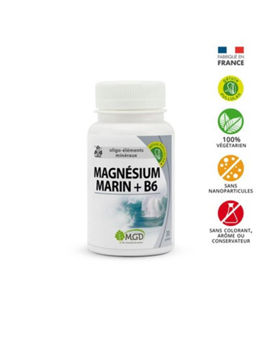Magnésium marin + B6 – 30 gélules – MGD (référence archivée)