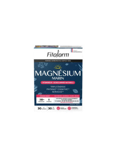 Magnésium marin et vitamines B1 B6 B9 – 30 comprimés – FITOFORM