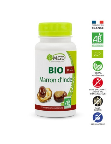 Marron d'Inde Bio – 90 gélules – MGD