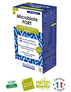 Microbiote fort transit intestinale – 14 sachets – NUTRIGEE