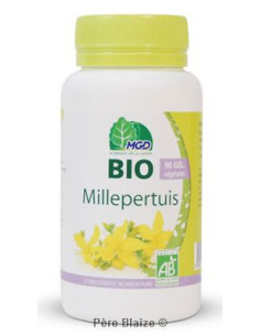 Millepertuis Bio (sommité fleurie, Hypericum perforatum) – 90 gélules – MGD