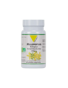 Millepertuis bio 250 mg extrait standardisé – 60 gélules végétales – VIT'ALL+