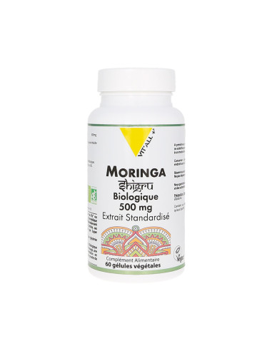 Moringa bio 500 mg – 60 gélules végétales – VIT'ALL+