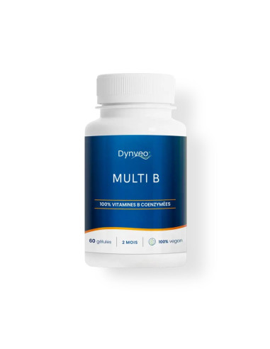 Multi B (8 vitamines B + 2 cofacteurs) – 60 gélules – DYNVEO