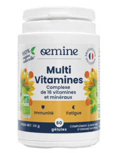 Multivitamines bio – 60 gélules – OEMINE