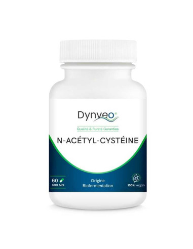 N-acétylcystéine (NAC) pure 600 mg – 60 gélules – DYNVEO