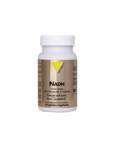 NADH avec vitamine B9 – 30 gélules végétales – VIT'ALL+