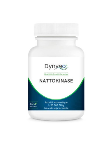 Nattokinase 100 mg – 60 gélules – DYNVEO