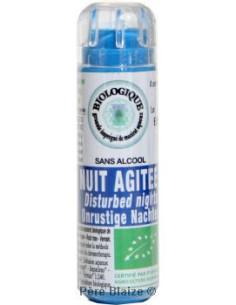Nuit agitée - Fleur de Bach BIO granules - 130 granules - COMPLEXE BACH - KOSMEO FLEURS DE BACH