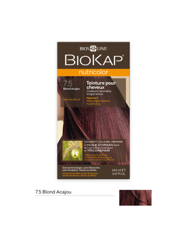 Nutricolor - Blond acajou 7.5 - 140 ml - BIOKAP